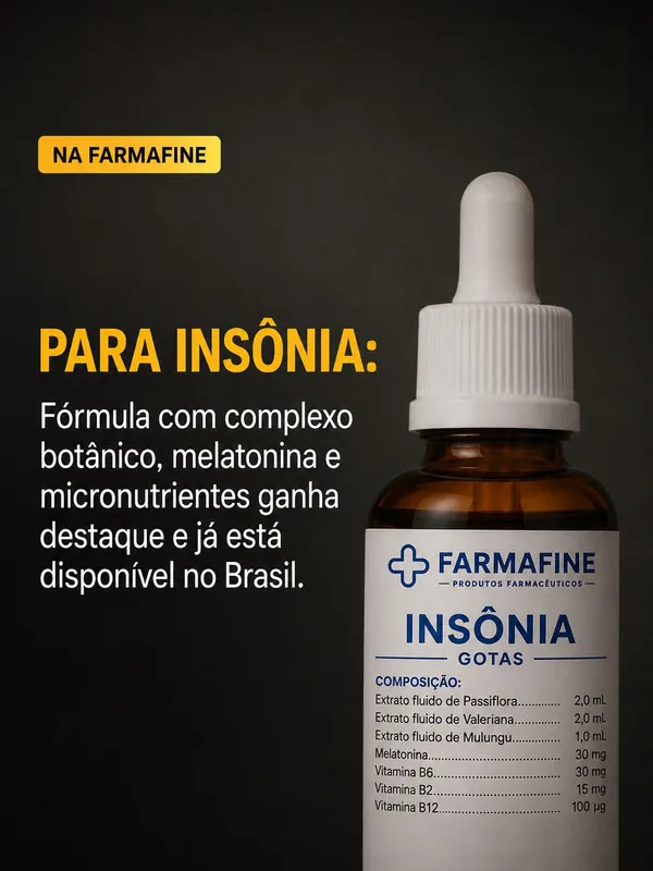 Fórmula para Insônia Farmafine em destaque no Brasil